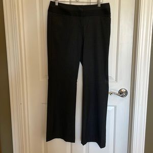 NWT Express editor black dot dress pants.